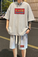 套装！华夫格套装短袖T恤短裤男TZ238-特P38，男装牛仔裤，电商B367