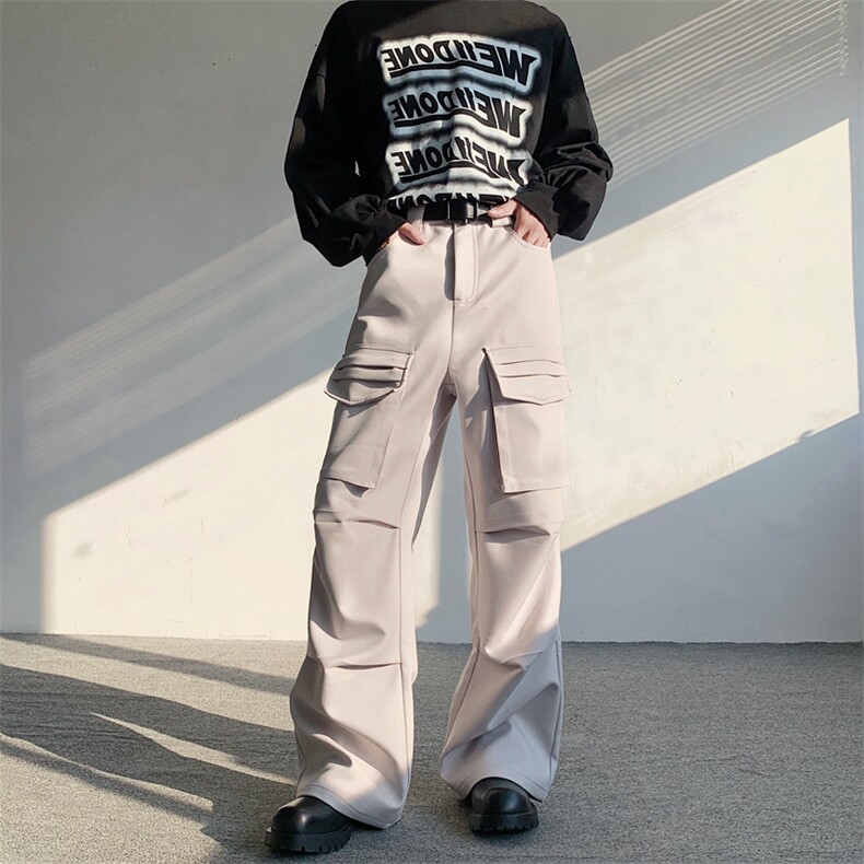现货！25新男士打褶大口袋工装休闲西裤KZ16-p85图片
