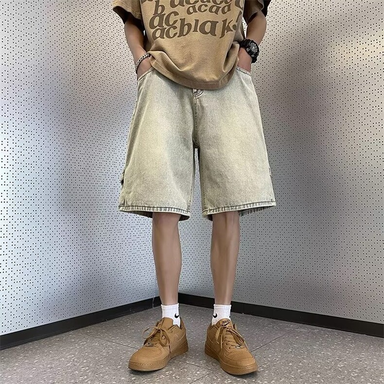 高街水洗牛仔裤男设计感小众拉链裤D2112P35,男装牛仔裤,星座1116-2