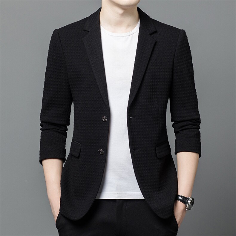 ASD9039男士2023年春季新款长袖西服休闲青年夹克西装单西,男装西服,电商B360