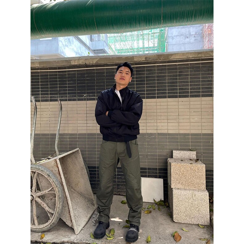 26春装新款美拉德立领飞行夹克boxy廓形休闲百搭外套上衣JK6500,男装夹克,电商A486