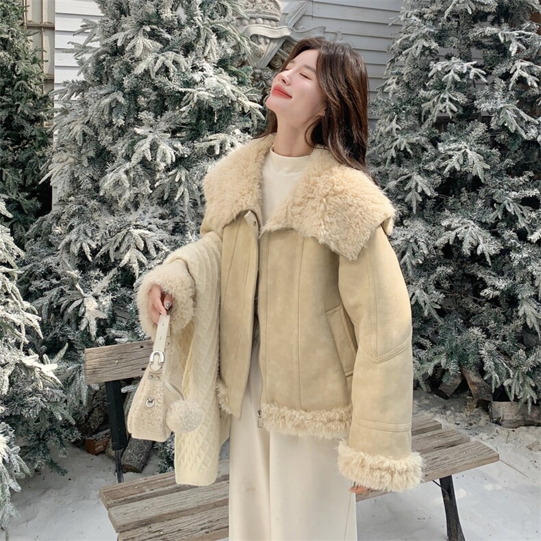 现货主推！！皮毛一体2C203-5576-P220-K328,女装棉衣/棉服,2C203
