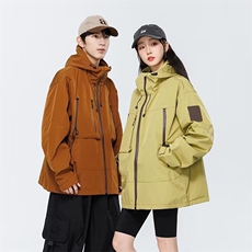 JK450山系机能情侣冲锋衣男女春秋户外工装外套防风，男装夹克，星座218-1（原230）