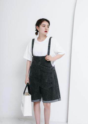 背带裤，女装，E·呀