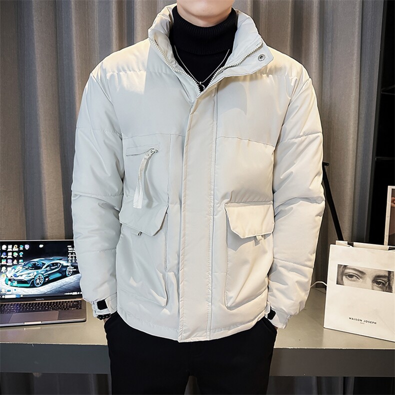 冬季工装潮流加厚韩版棉衣外套棉服小伙店主风MY923特P75,男装棉衣,星座301B-1