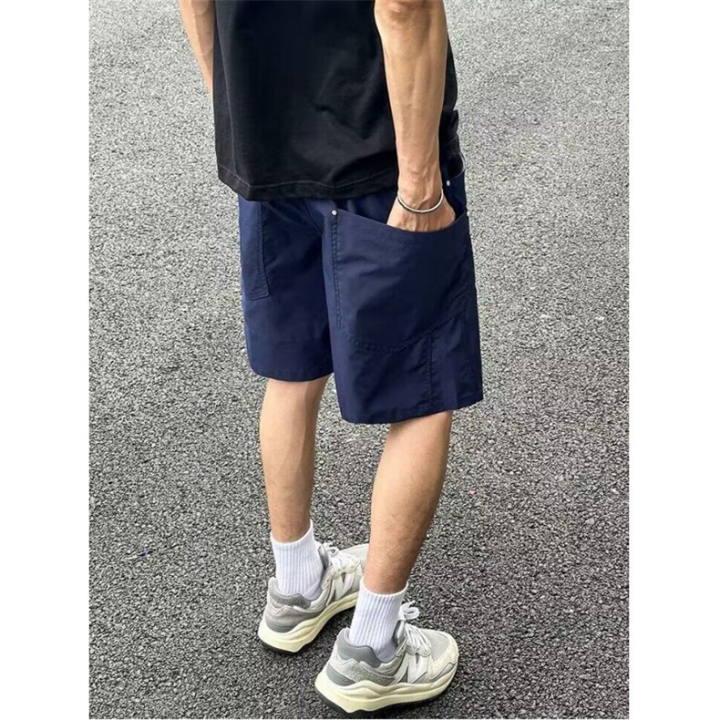 美式潮牌大口袋工装短裤男休闲夏季速干薄款五分裤子DA1119-P38图片