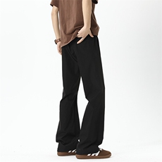 2026春季新款现货30万件大码冰丝微喇休闲裤S-5XHK24800-特P15，男装休闲裤，电商A022