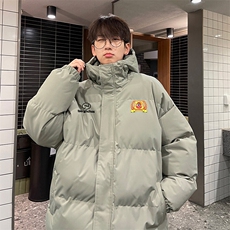 现货抖音得物可供视频三防加厚羽绒连帽棉衣外套面包棉服85533，男装棉衣，电商A486