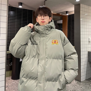 现货 抖音得物可供视频 三防加厚羽绒连帽棉衣外套面包棉服 85533图片