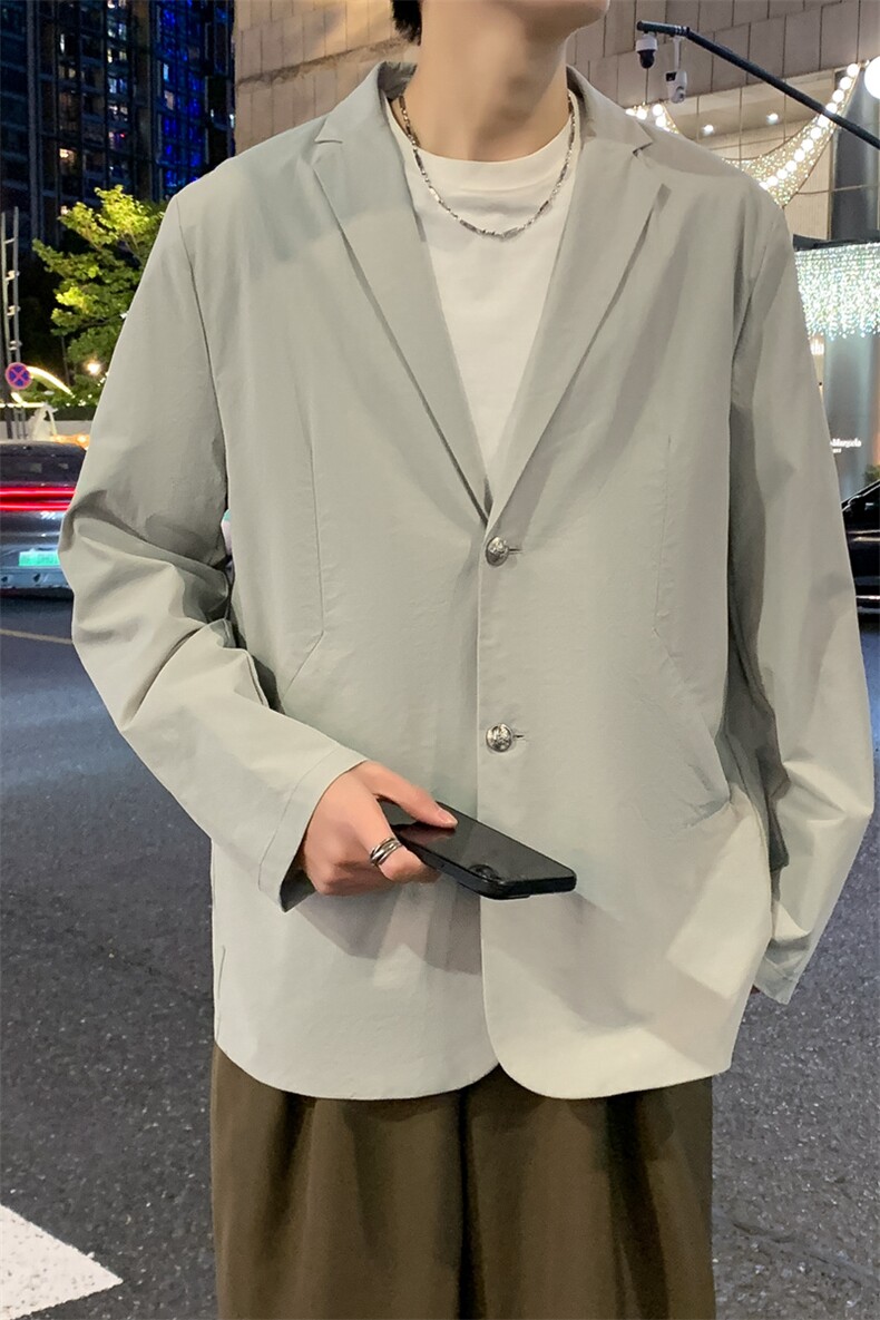 春季休闲小西装潮流百搭西装外套DSA157B-XZ2629-特P85,男装西服套装,电商A157B