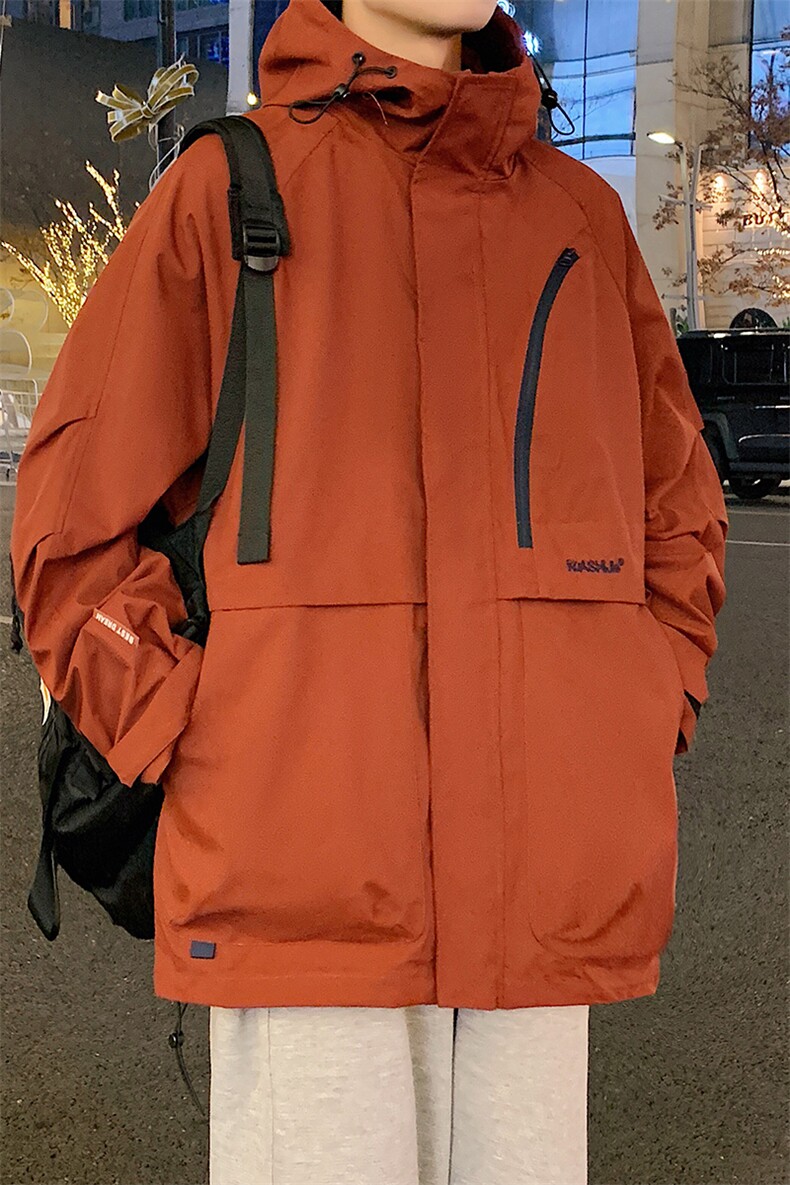 2024春季新款现货户外连帽夹克男冲锋衣外套JK817-P80,男装夹克,星座1204-3