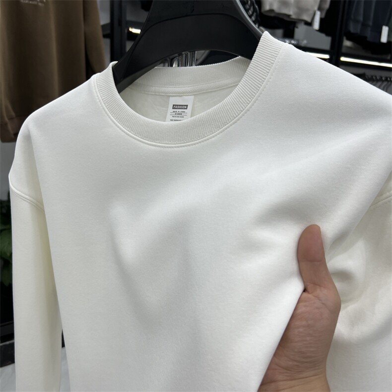 FN339钱塘2020-1春夏新款男士长袖T恤圆领纯色简约休闲卫衣P50,男装T恤,钱塘207-1