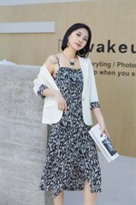 两件套连衣裙，M-XL，女装连衣裙，婧怡之恋