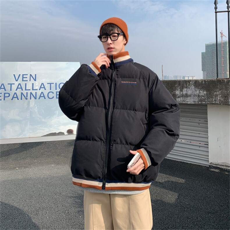 2023冬季加厚外套立领棉服情侣装棉衣韩版宽松棒球服男W5810-P67,男装棉衣,星座512-2