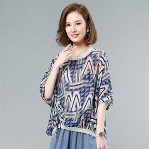 薄款天丝牛仔女2025夏季新款大码遮肉显瘦中年妈妈休闲图片