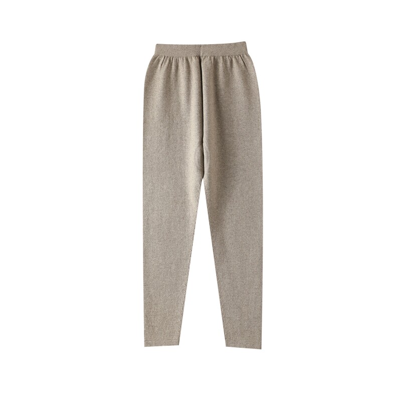 2025年秋季新款百搭女士女纯绒弹力裤，女装休闲裤，片语羊绒