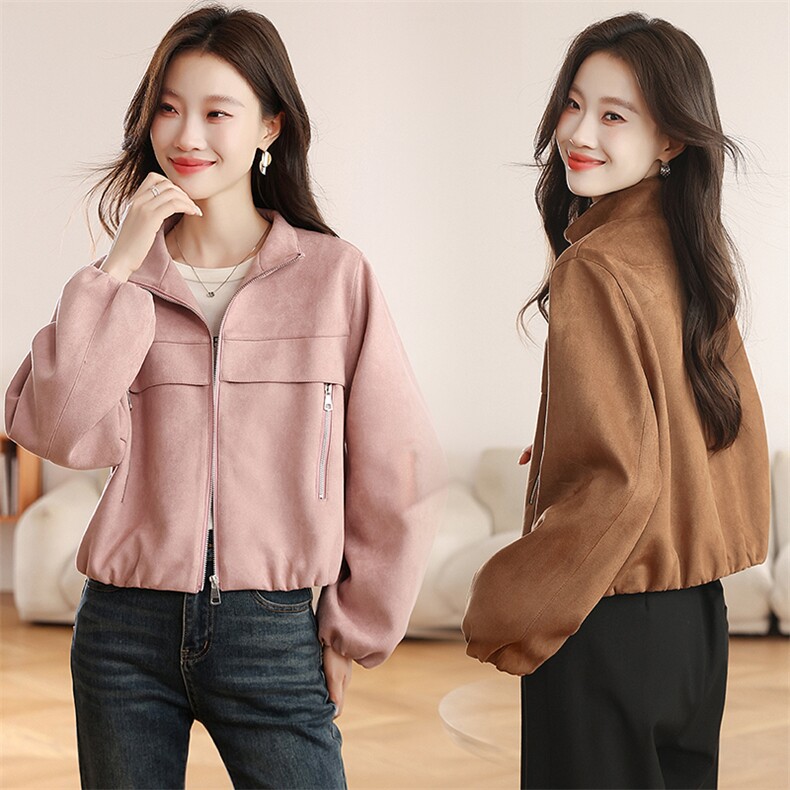 现货秒2026春装新款韩版小个子休闲短款外套，女装短外套，星宇服饰