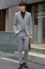 新款西装男装韩版修身商务休闲小西服英伦风礼服单西外套9825P155，男装西服套装，电商A355（原A415）