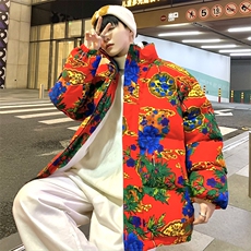 MY205新大花棉衣保暖防寒棉服面包服风民族特色外套大花男女，男装棉衣，星座115A(原星座507）