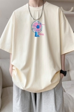 图案已注册夏季重磅趣味印花短袖T恤男潮宽松半袖体恤衫D060/P25，男装T恤，电商B209