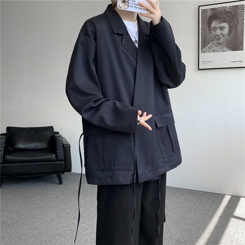 现货KS1162-特P50控98新中式小众西装大码外套长袖,男装衬衫,电商A059