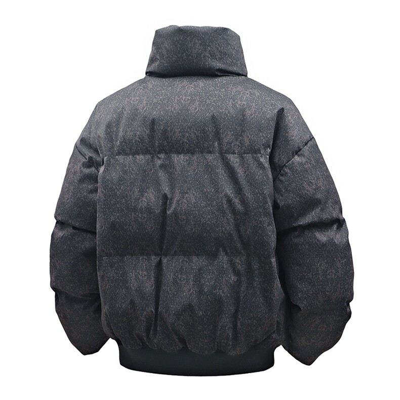 高街复古做旧冬装立领棉服男女棉衣外套光板面包服HZ8819-P88,男装棉衣,星座610B-1