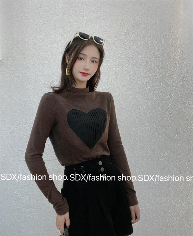 【现货】高品质撞色桃心双面奥绒加厚小衫，其它，色调轩