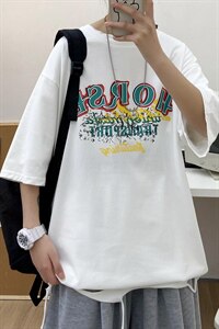 1港风夏季短袖潮流t恤A210-A8301-P28控38图片