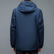 NN3007钱塘2020-3时尚百搭简约冬季厚款中年男士棉风衣外套P140，男装风衣，钱塘207-3
