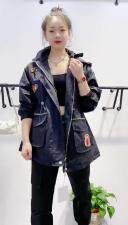 秋季欧货范儿刺绣风衣外套，女装风衣，帝瀛 DY