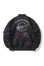 美式潮牌宽松版型飞行服时尚潮牌户外运动休闲加棉，男装夹克，星座210-5(原414-2)