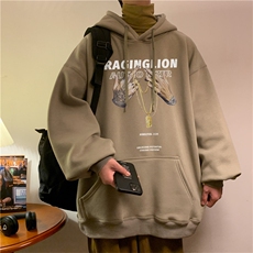 潮流宽松ins休闲男连帽卫衣D325-WY2301-薄款P55厚款P65，男装卫衣，电商D325