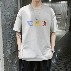 短袖T恤男生潮纯棉潮牌半袖宽松潮流男士体恤夏季DS749T