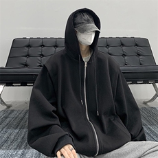cleanfit短款垫肩开衫外套男潮高级感美式连帽卫衣春秋季小众夹克，男装夹克，星座1210-1