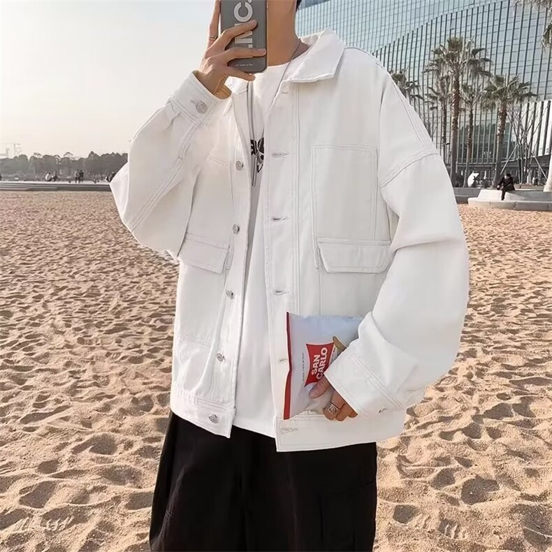 青春流行男春季夹克文艺潮外套DC57P50图片