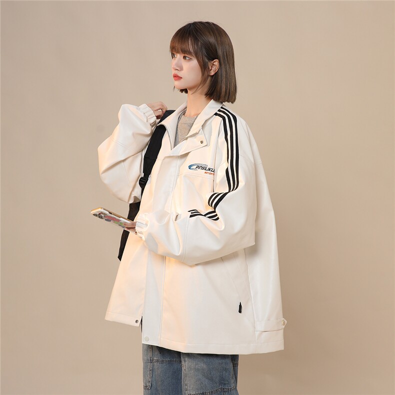 2025秋冬新款袖子条纹设计中性夹克外套JK549/P108控148-涤纶,男装夹克,电商A148-1