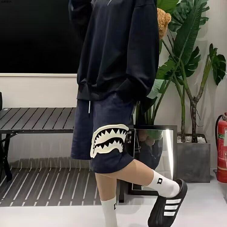 W10122-P35网图现货夏季薄款印花短裤潮牌百搭休闲运动五分裤,男装牛仔裤,星座1608-2