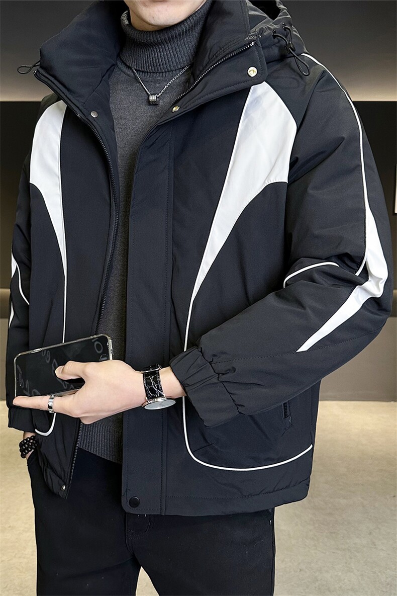标50白鸭绒户外冲锋衣男装羽绒服撞色外套C317-Y2585-P205,男装夹克,电商C317