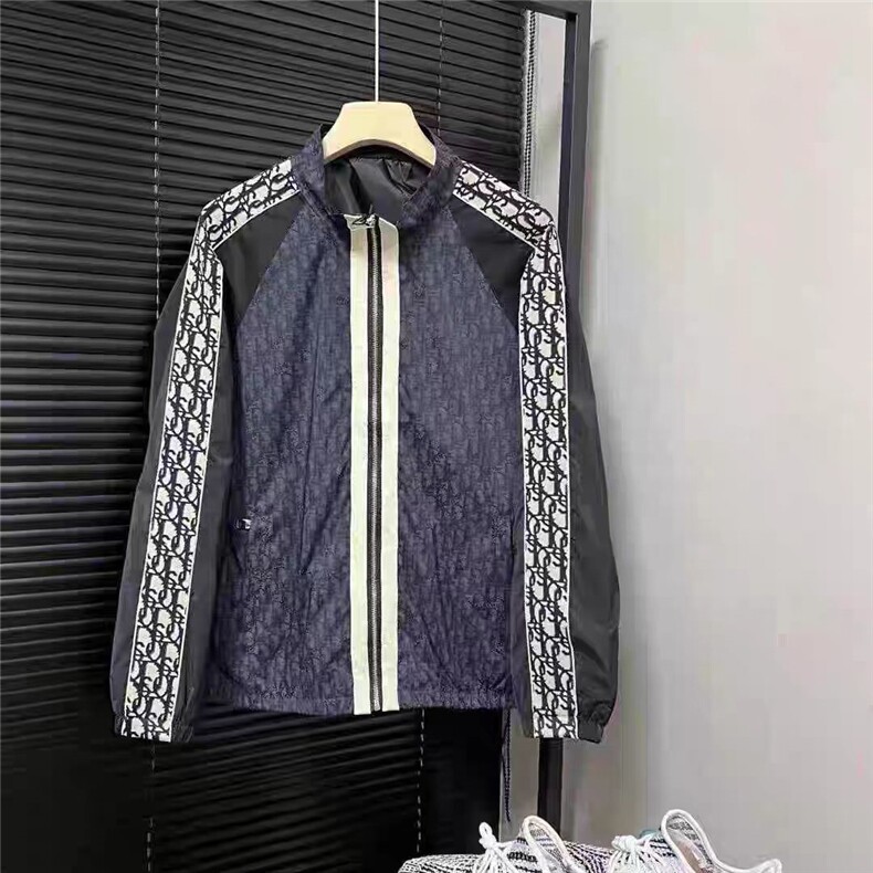 (网络图慎用有大货)轻奢配色休闲夹克外套潮牌313B-JK127-P105,男装夹克,星座313B