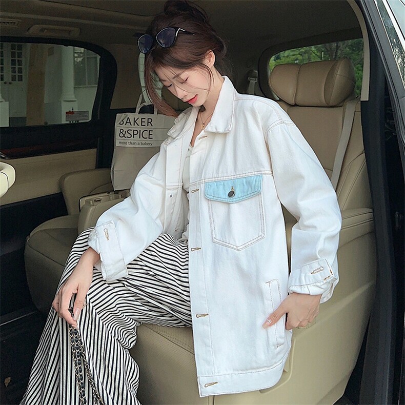 水洗牛仔外套新款秋冬季宽松美式复古小香风设计感小众NZ016-75,男装工装外套,星座911-3
