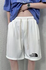 HD74232-P22华夫格短裤男大码宽松五分裤男直筒中裤，男装休闲裤，电商A040