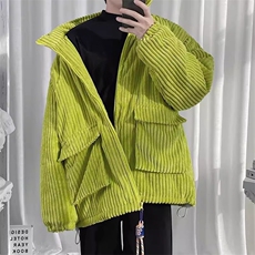 1506-01/MM201/P59冬季棉服情侣百搭灯芯绒棉衣工装宽松棉袄外套，男装棉衣，星座1506-1