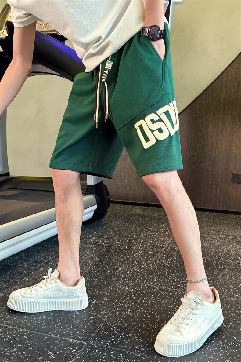 社会小伙夏季男士发泡印花短裤帅气百搭五分裤C208-6800特P30控59,男装牛仔裤,电商C208