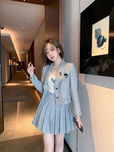 2021秋小香套装图片