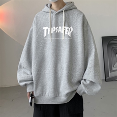 连帽卫衣男大码运动服帽衫外套WY2007-P35加绒款P40，男装卫衣，电商A040