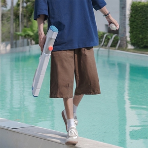 B225-K2406-P39-X49--90棉10化纤-可二开-现货库存-宽松阔腿短裤图片