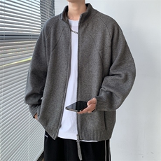 2025新款开衫毛衣男秋冬季潮流时尚宽松休闲上衣青少年针织衫潮牌，男装针织衫/毛衣，星座512-4