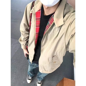 【有货】DX158-P65早秋工装外套男女款棒球服情侣翻领夹克上衣图片