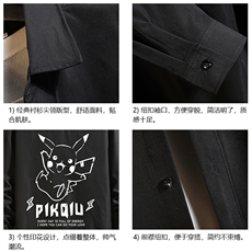CS15078-P38长袖衬衫男士大码宽松衬衣男寸衫男寸衣，男装衬衫，电商A040A