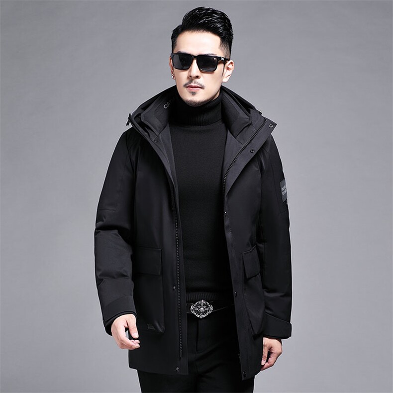 BR2201钱塘2020-2冬季新款主推85鸭绒男士羽绒服连帽基础款P235,男装羽绒服,钱塘207-3